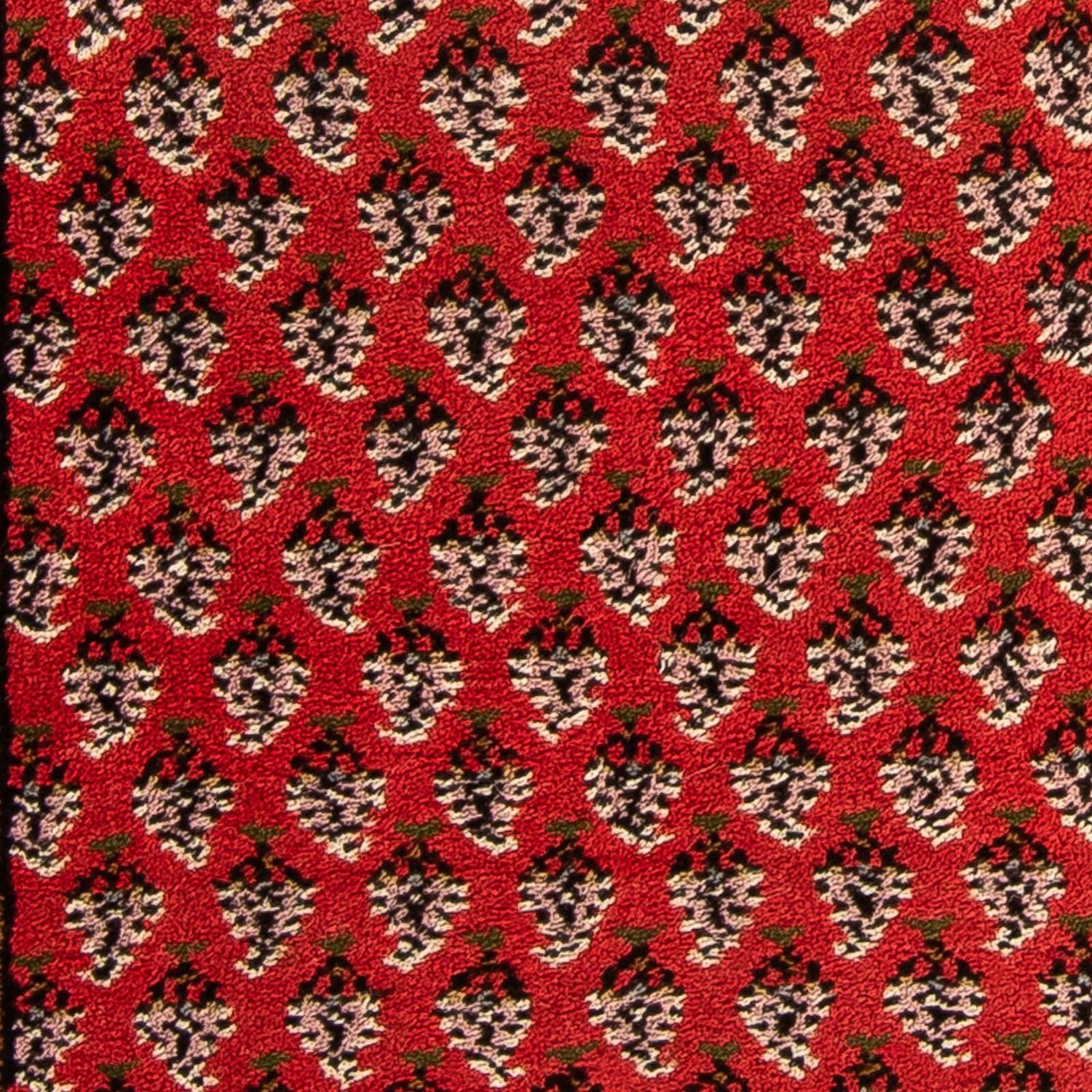 Tapis oriental - Mir - Indus - 160 x 90 cm - rouge foncé