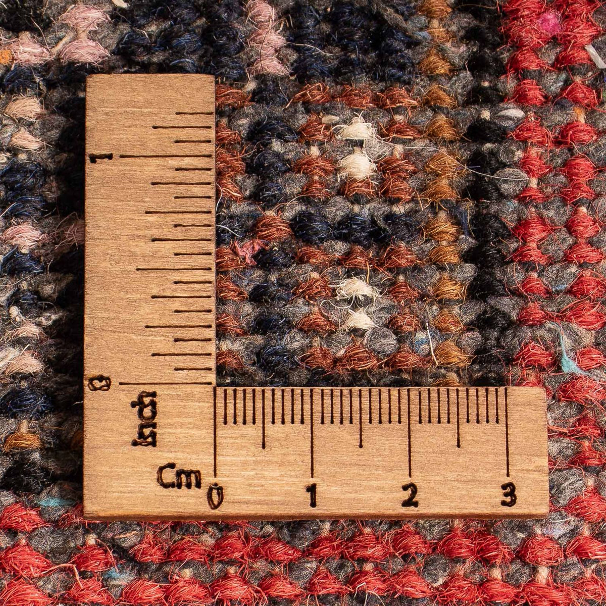 Tapis oriental - Mir - Indus - 160 x 90 cm - rouge foncé