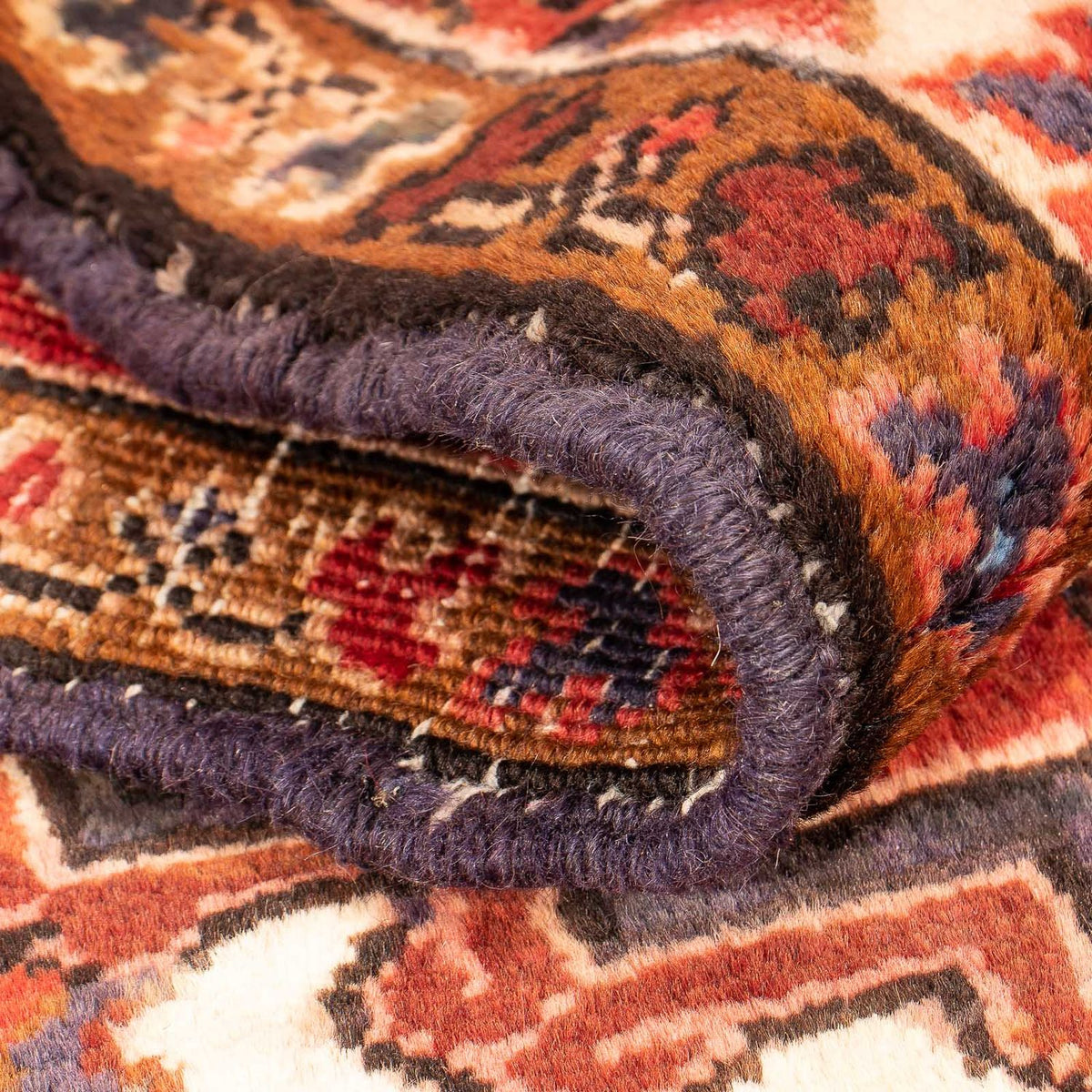 Tapis persan - Nomadic - 138 x 95 cm - multicolore