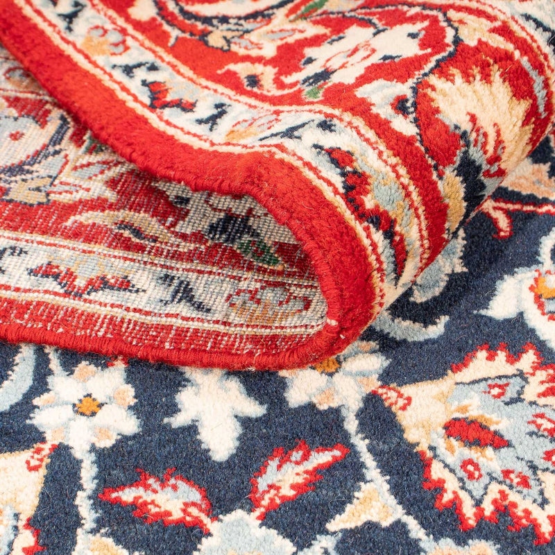 Tapis de couloir Tapis persan - Isfahan - Premium - 175 x 100 cm - bleu foncé