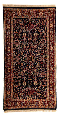 Tapis de couloir Tapis oriental - Indus - 170 x 85 cm - bleu foncé