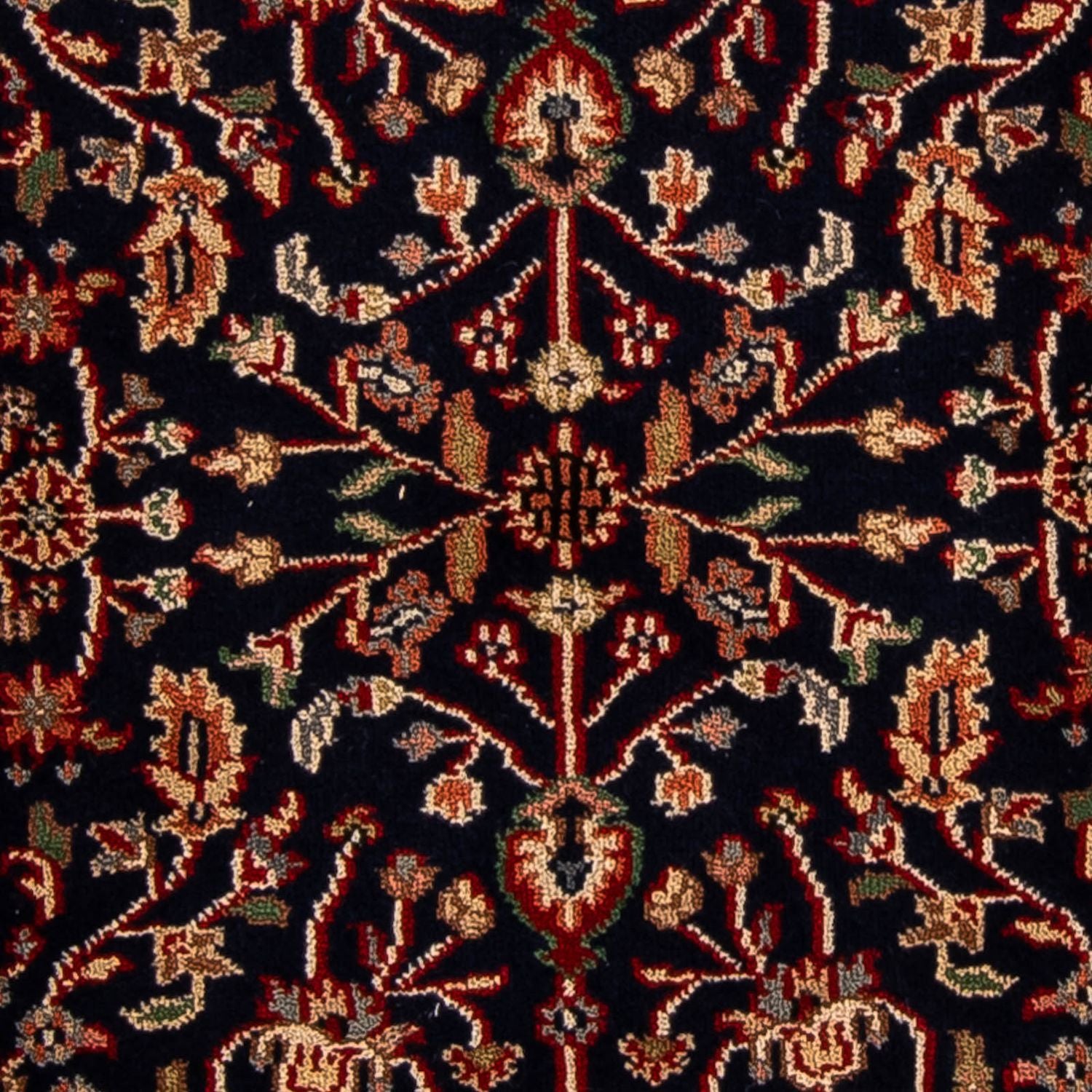 Tapis de couloir Tapis oriental - Indus - 170 x 85 cm - bleu foncé