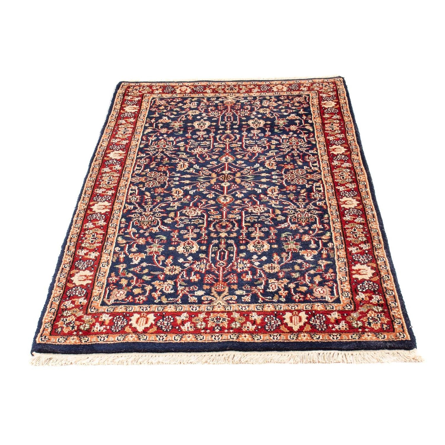 Tapis de couloir Tapis oriental - Indus - 170 x 85 cm - bleu foncé