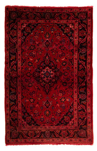 Tapis persan - Keshan - 155 x 100 cm - rouge foncé