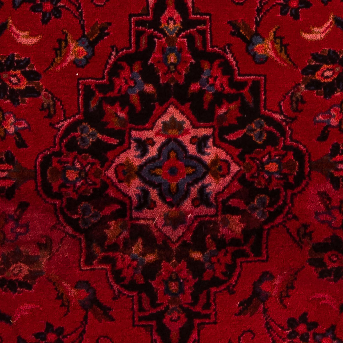 Tapis persan - Keshan - 155 x 100 cm - rouge foncé