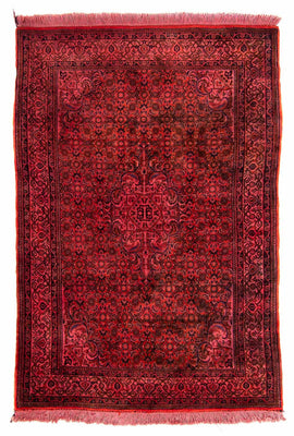 Tapis persan - Bidjar - 176 x 113 cm - rouge clair