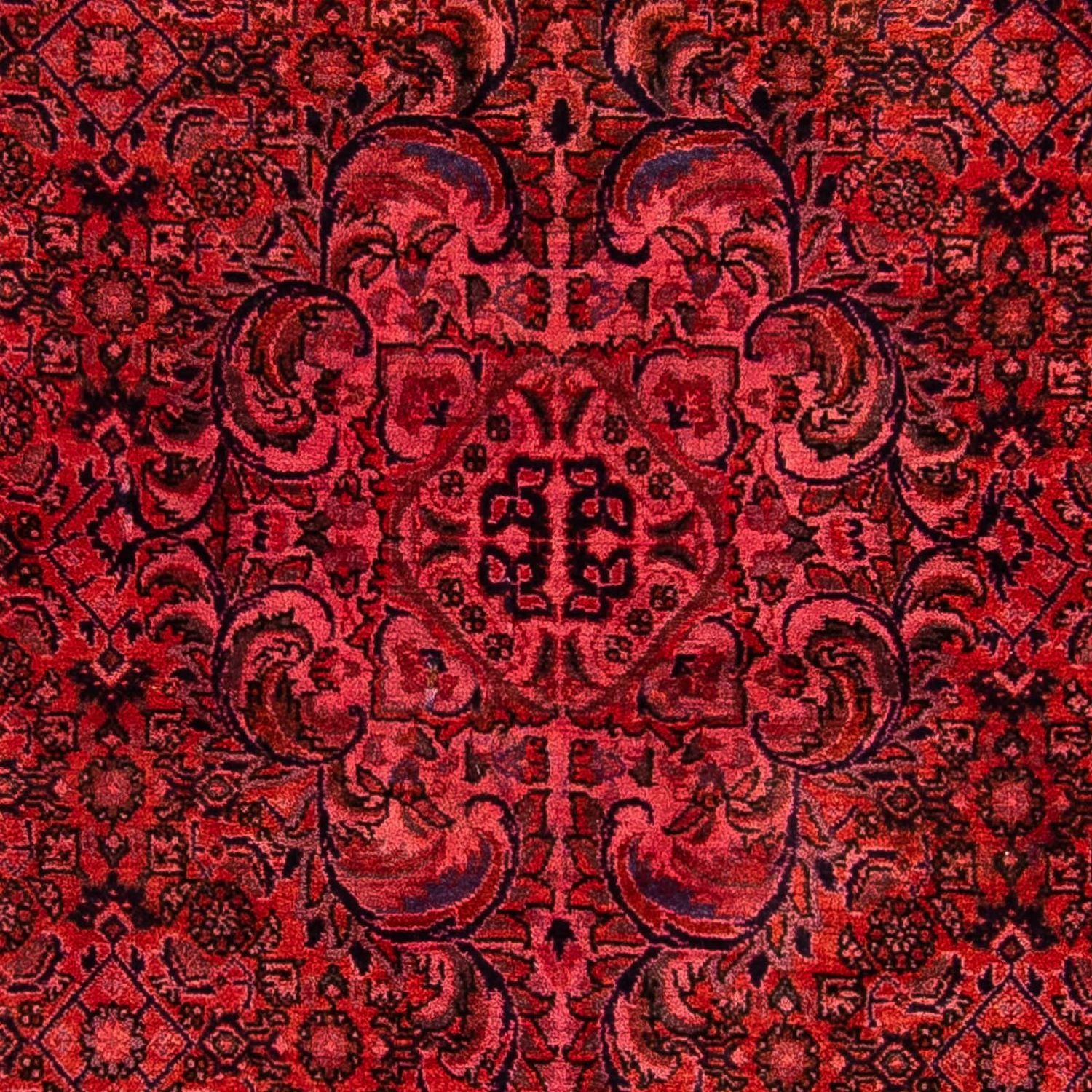 Tapis persan - Bidjar - 176 x 113 cm - rouge clair