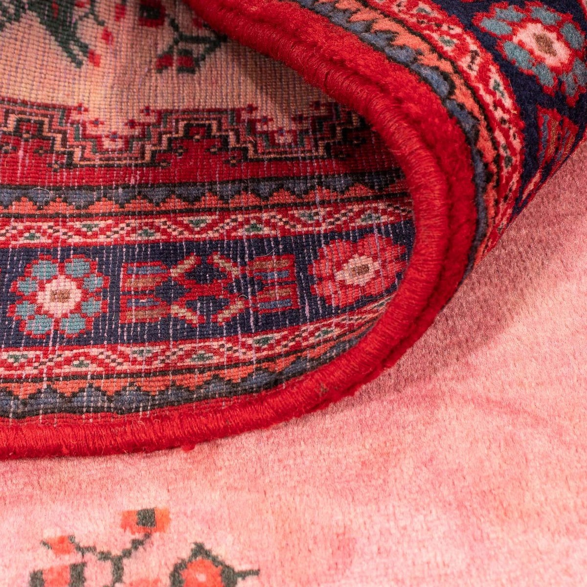 Tapis persan - Nomadic - 155 x 103 cm - rouge clair