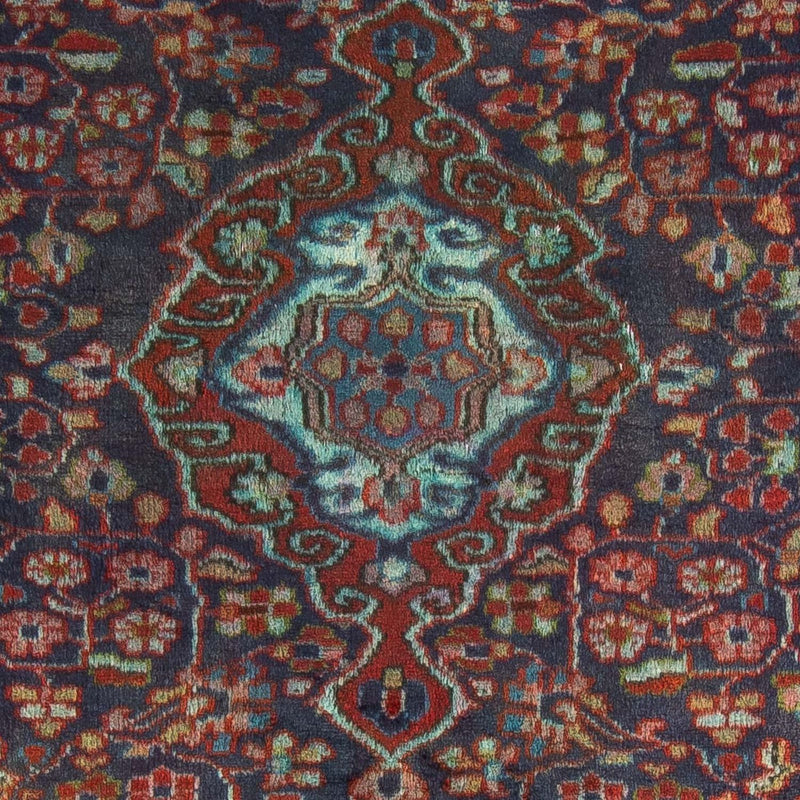 Tapis persan - Nomadic - 137 x 103 cm - bleu foncé