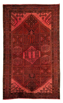 Tapis persan - Nomadic - 170 x 115 cm - rouge clair