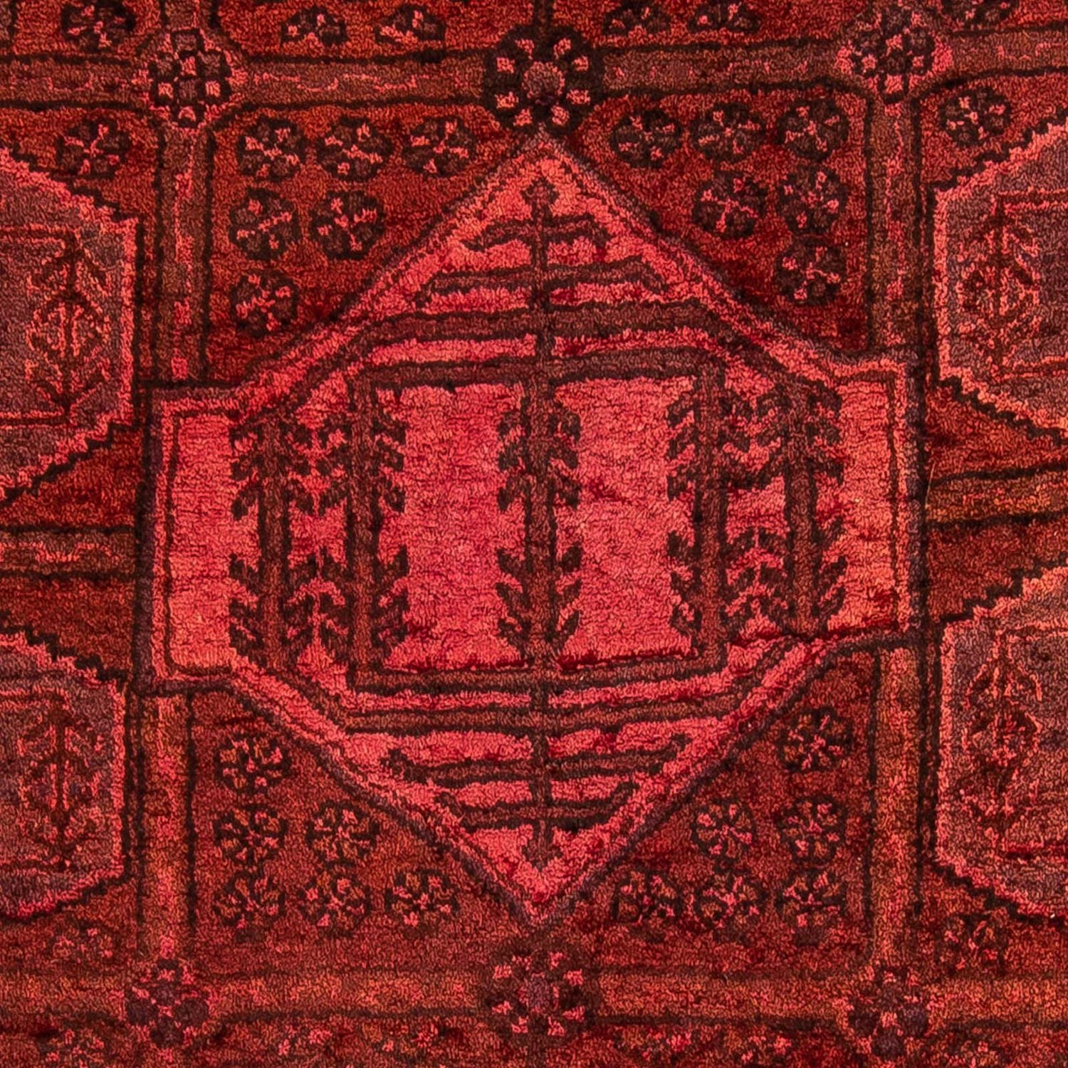 Tapis persan - Nomadic - 170 x 115 cm - rouge clair