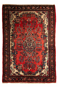 Tapis persan - Nomadic - 205 x 138 cm - rouge