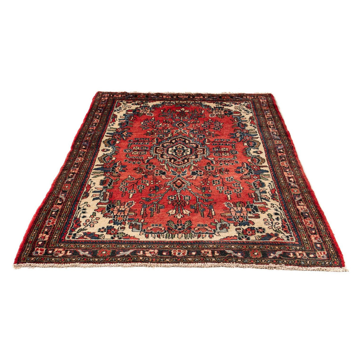 Tapis persan - Nomadic - 205 x 138 cm - rouge