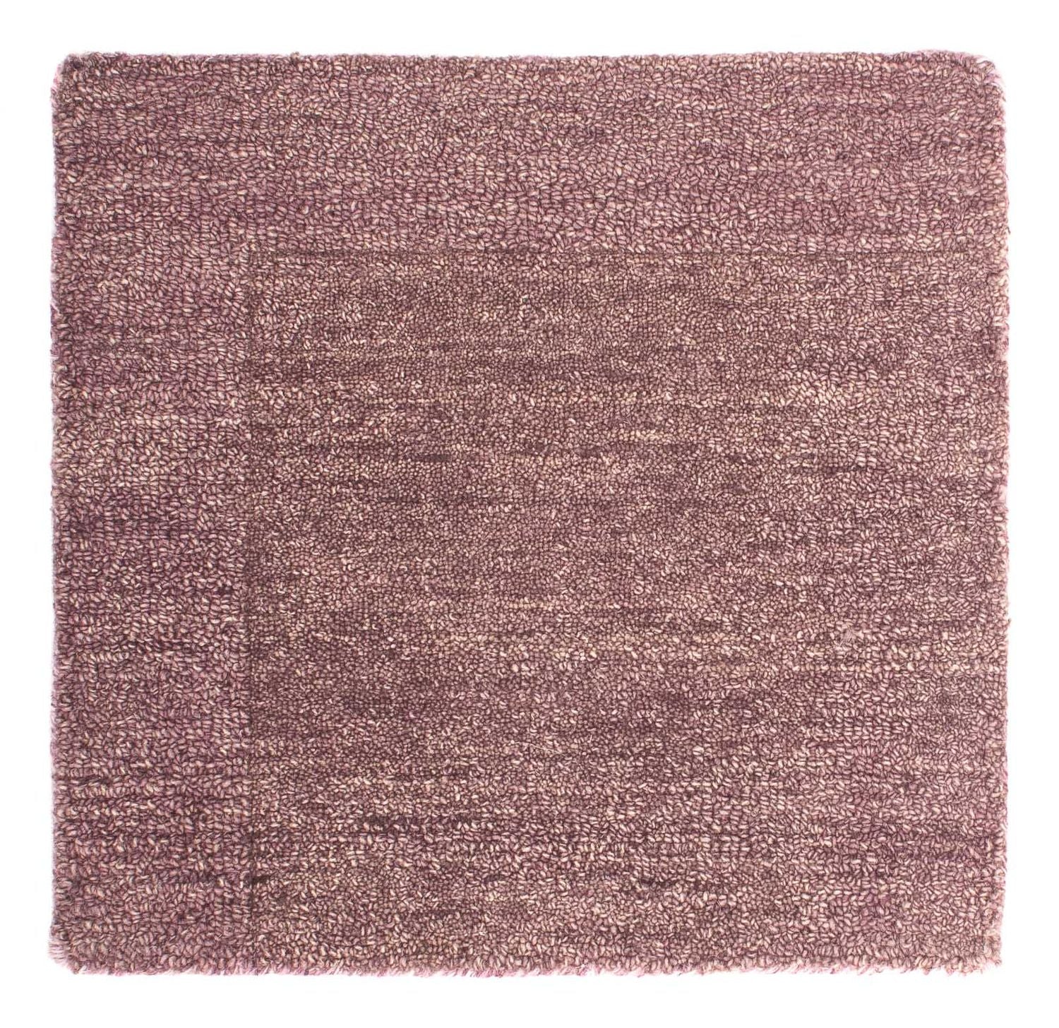 Tapis en laine carré  - 47 x 47 cm - multicolore