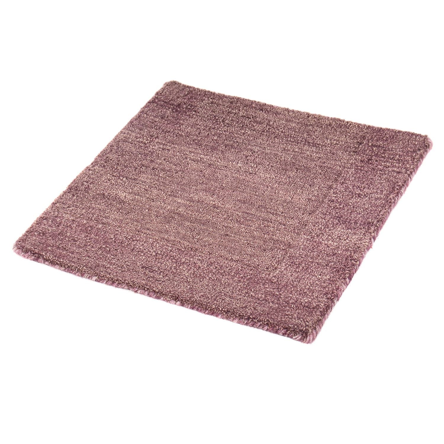 Tapis en laine carré  - 47 x 47 cm - multicolore