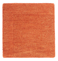 Tapis en laine carré  - 47 x 47 cm - orange