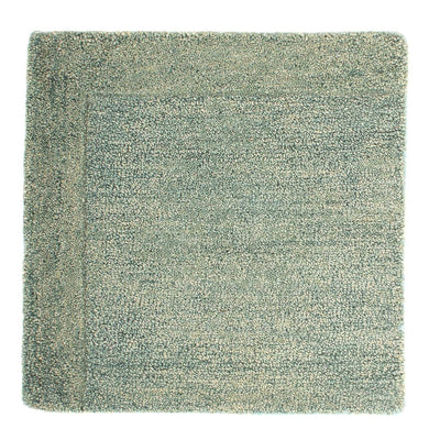 Tapis en laine carré  - 47 x 47 cm - vert