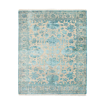 Tapis design - 188 x 136 cm - turquoise