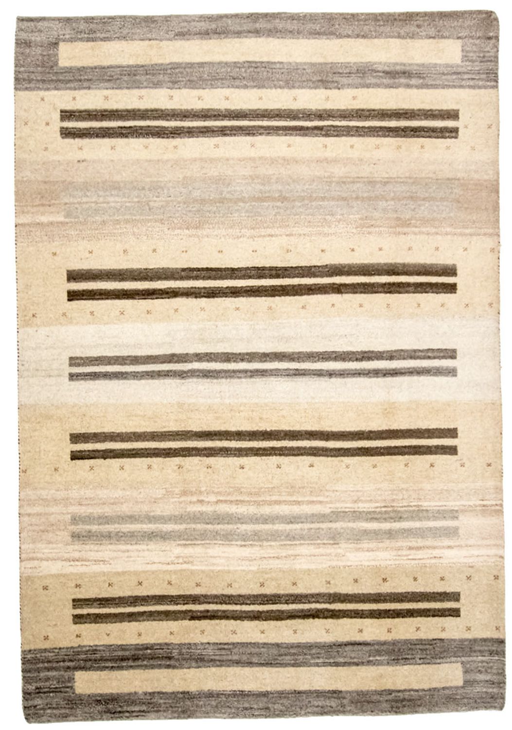 Tapis Gabbeh - Indus - 289 x 201 cm - multicolore