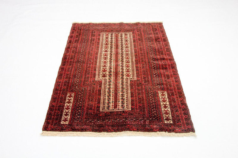 Tapis Belutsch - 129 x 93 cm - rouge