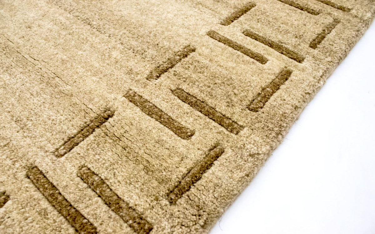 Tapis Népalais - 187 x 124 cm - beige