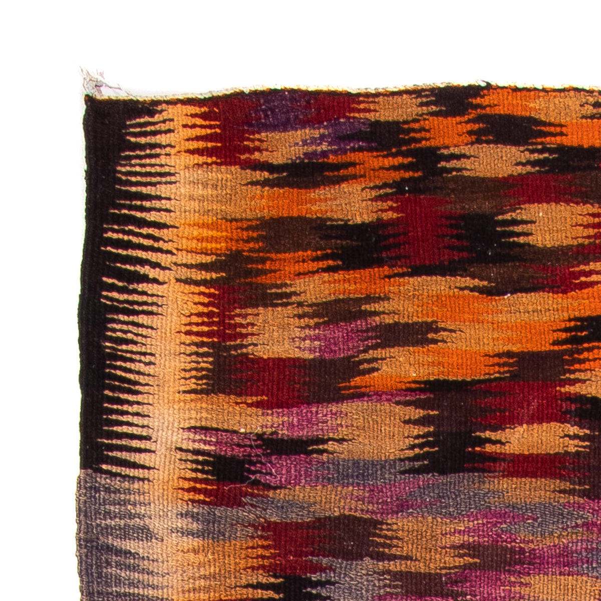 Tapis de couloir Tapis Kelim - Vieux - 305 x 105 cm - multicolore