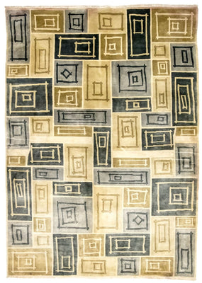 Tapis Népalais - 263 x 183 cm - colorée