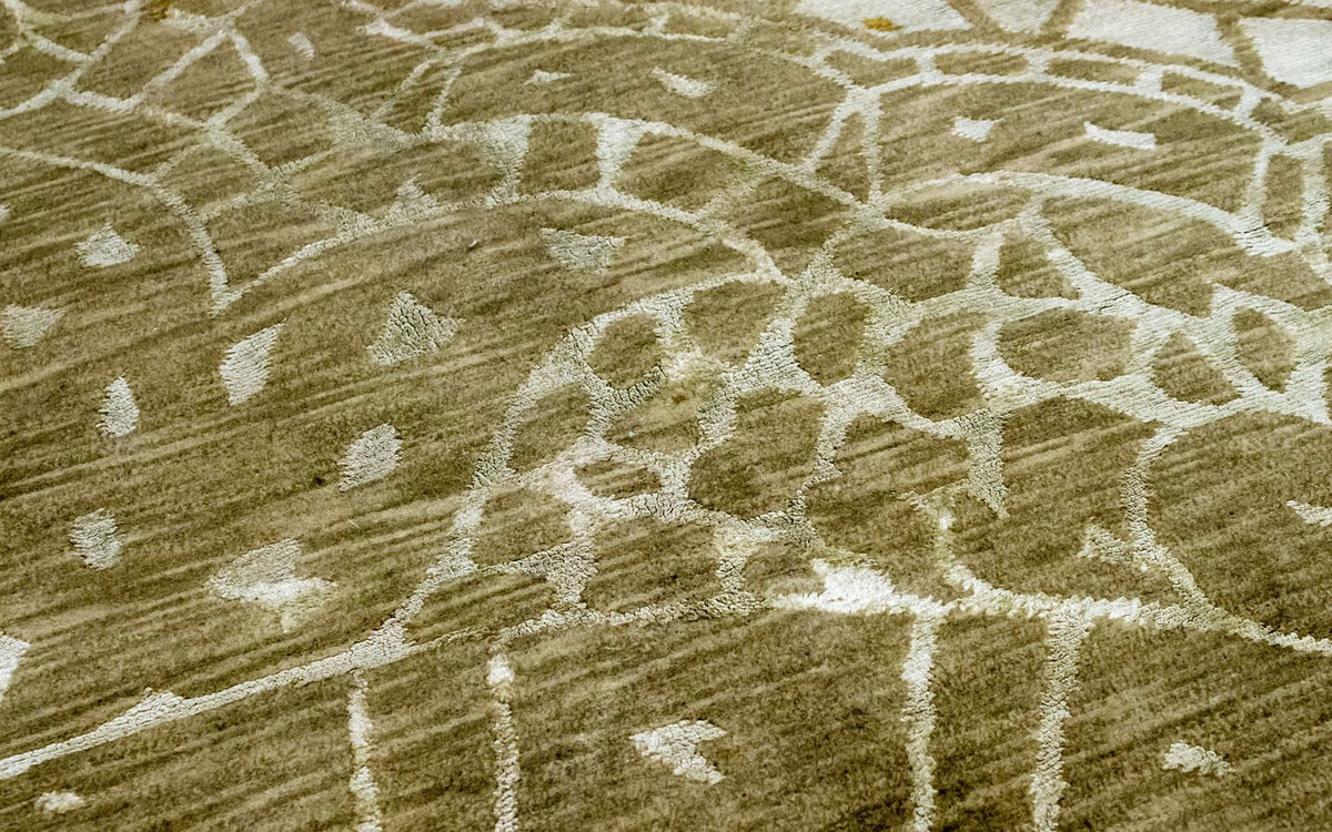 Tapis Népalais - 236 x 152 cm - marron