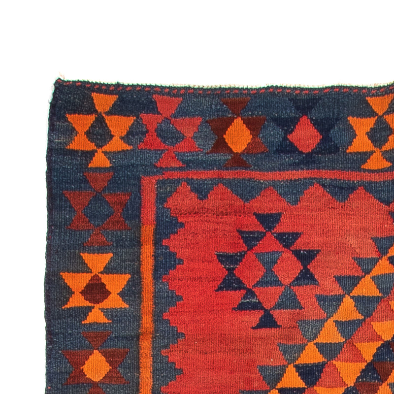 Tapis de couloir Tapis Kelim - Vieux - 220 x 195 cm - multicolore