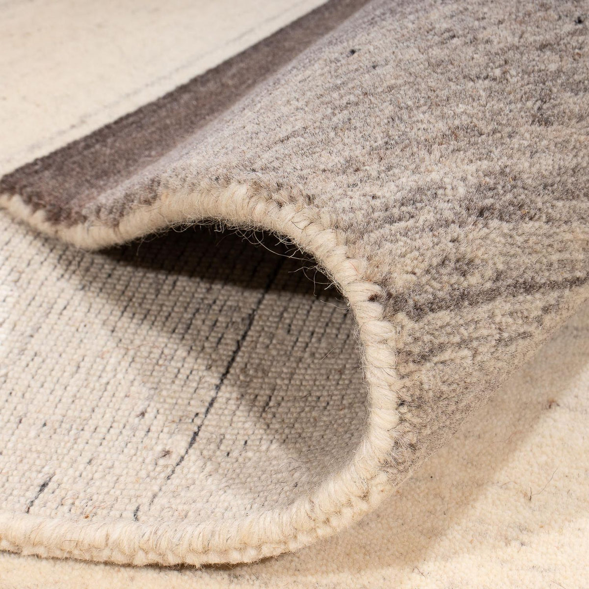 Tapis Gabbeh - Loribaft Softy - 235 x 172 cm - beige