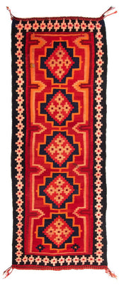 Tapis de couloir Tapis Kelim - Vieux - 285 x 100 cm - multicolore