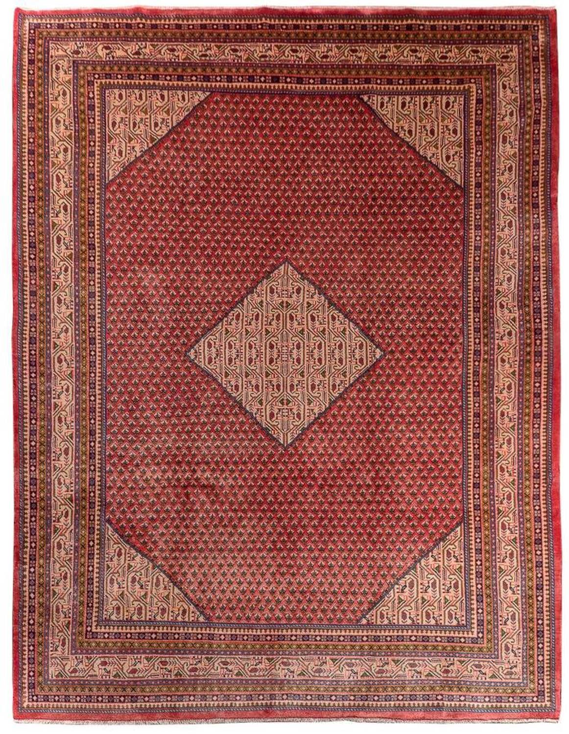 Tapis persan - Mir - 320 x 220 cm - rouge