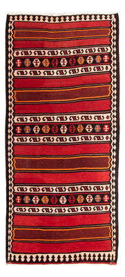 Tapis de couloir Tapis Kelim - Vieux - 330 x 150 cm - multicolore
