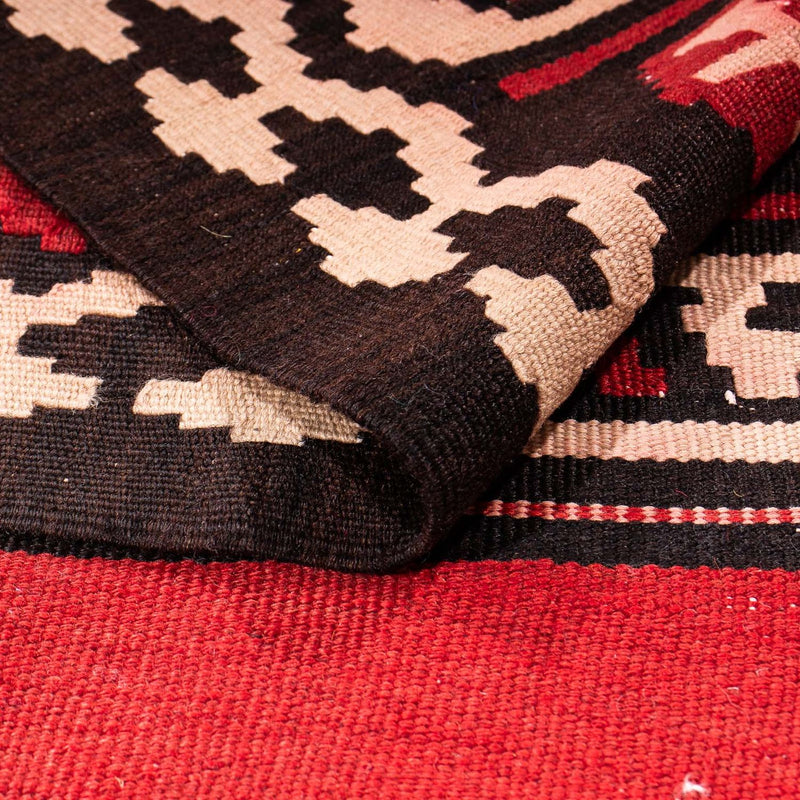 Tapis de couloir Tapis Kelim - Vieux - 330 x 150 cm - multicolore