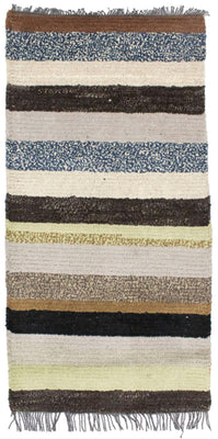 Tapis Népalais - 140 x 70 cm - multicolore