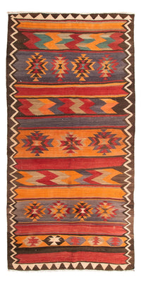 Tapis Kelim - Vieux - 310 x 160 cm - multicolore