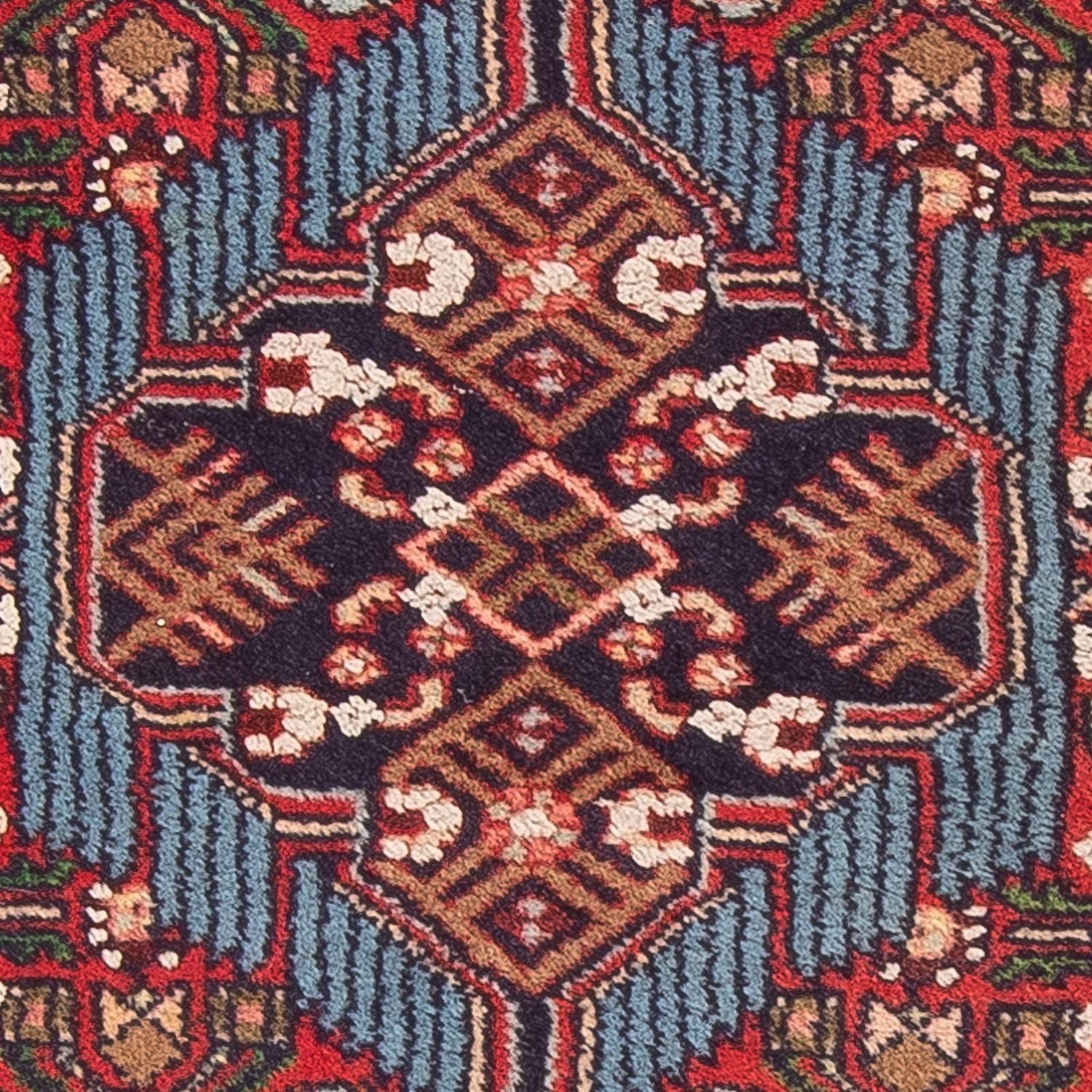 Tapis de couloir Tapis persan - Nomadic - 197 x 83 cm - rouge