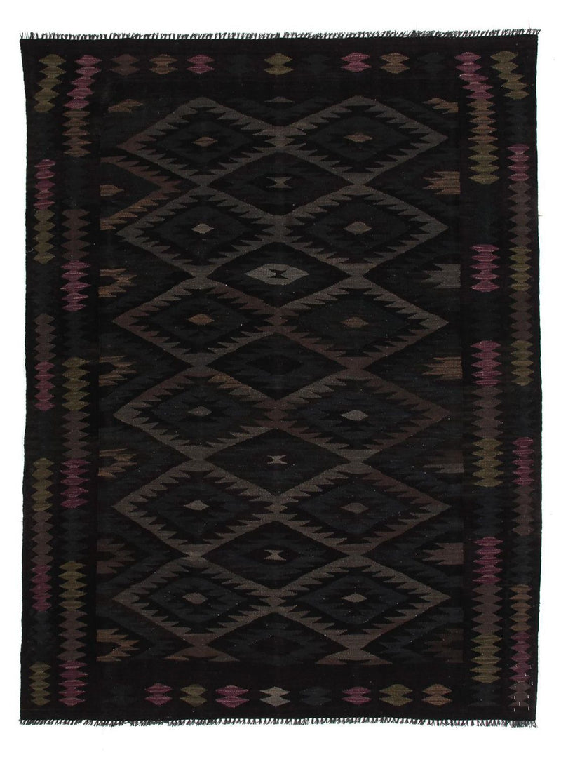 Tapis Kelim - Splash - 230 x 168 cm - multicolore