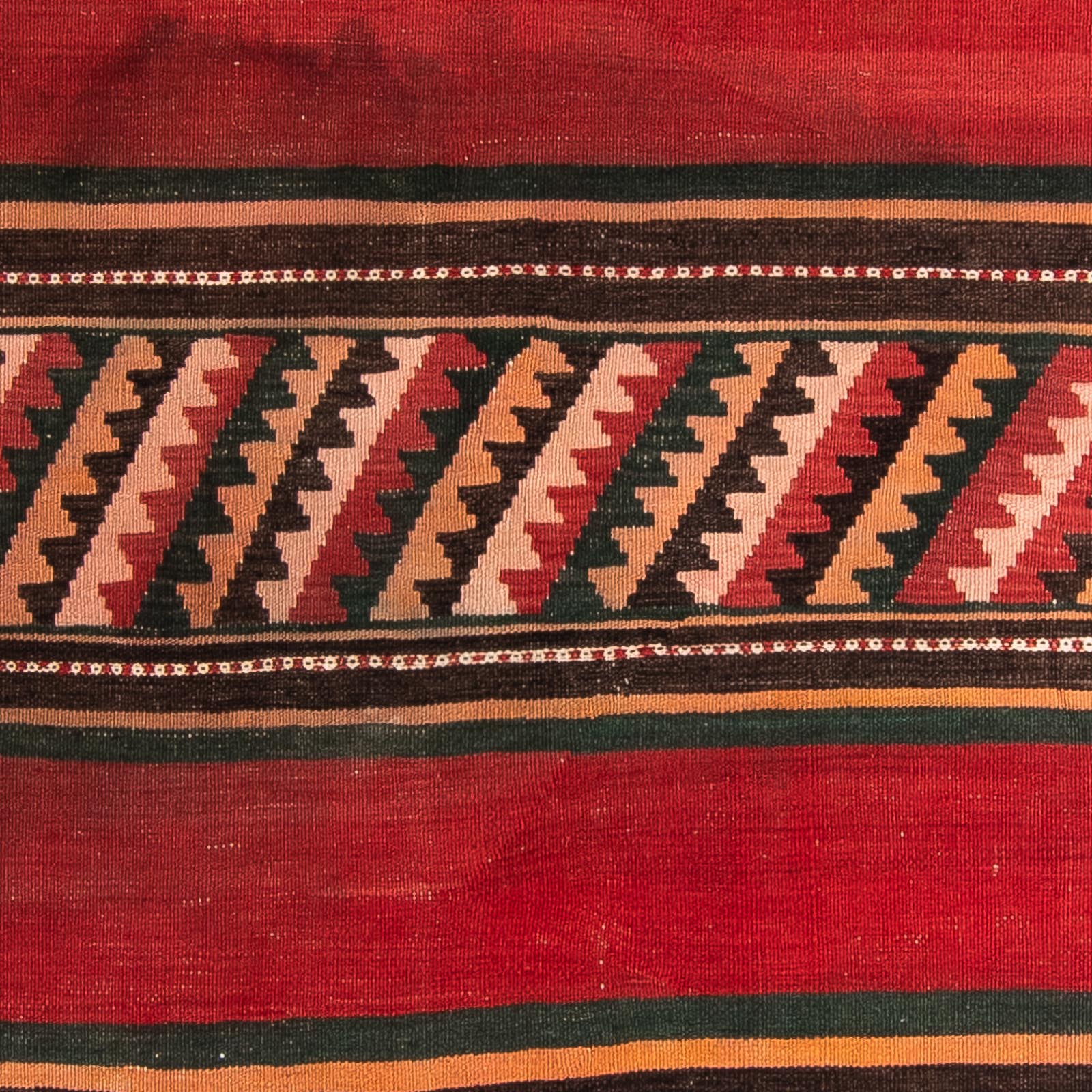 Tapis de couloir Tapis Kelim - Vieux - 285 x 140 cm - multicolore