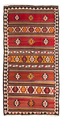 Tapis de couloir Tapis Kelim - Vieux - 300 x 160 cm - multicolore