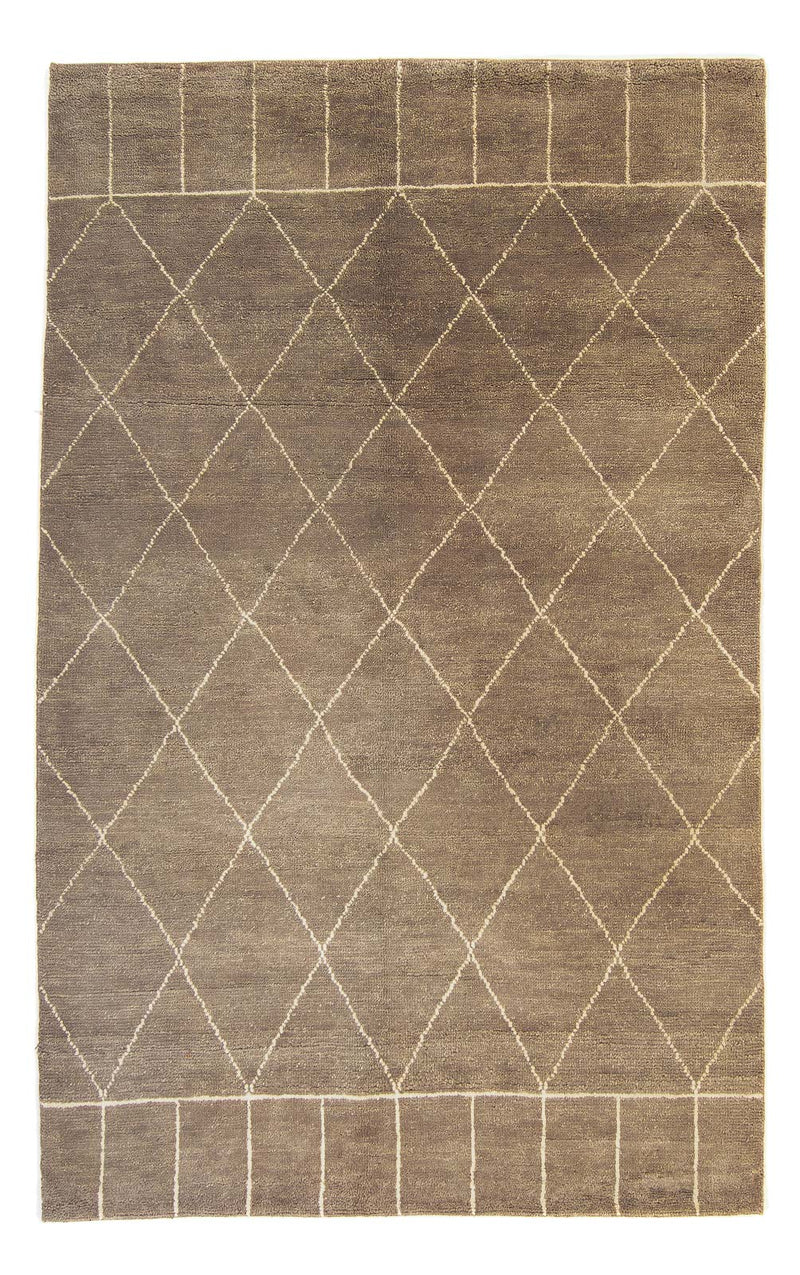 Tapis design - 240 x 160 cm - marron foncé