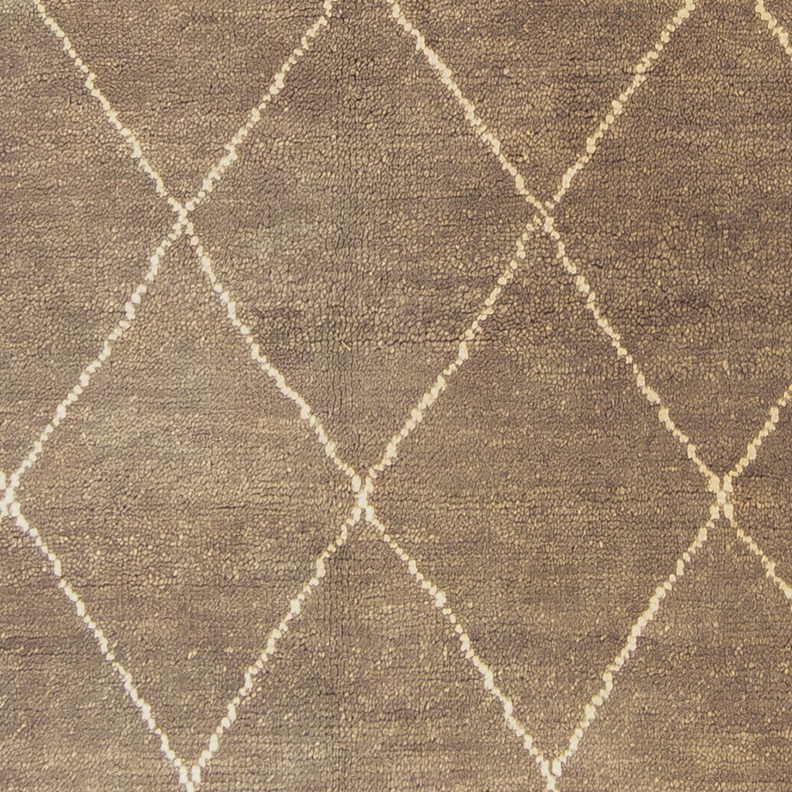 Tapis design - 240 x 160 cm - marron foncé