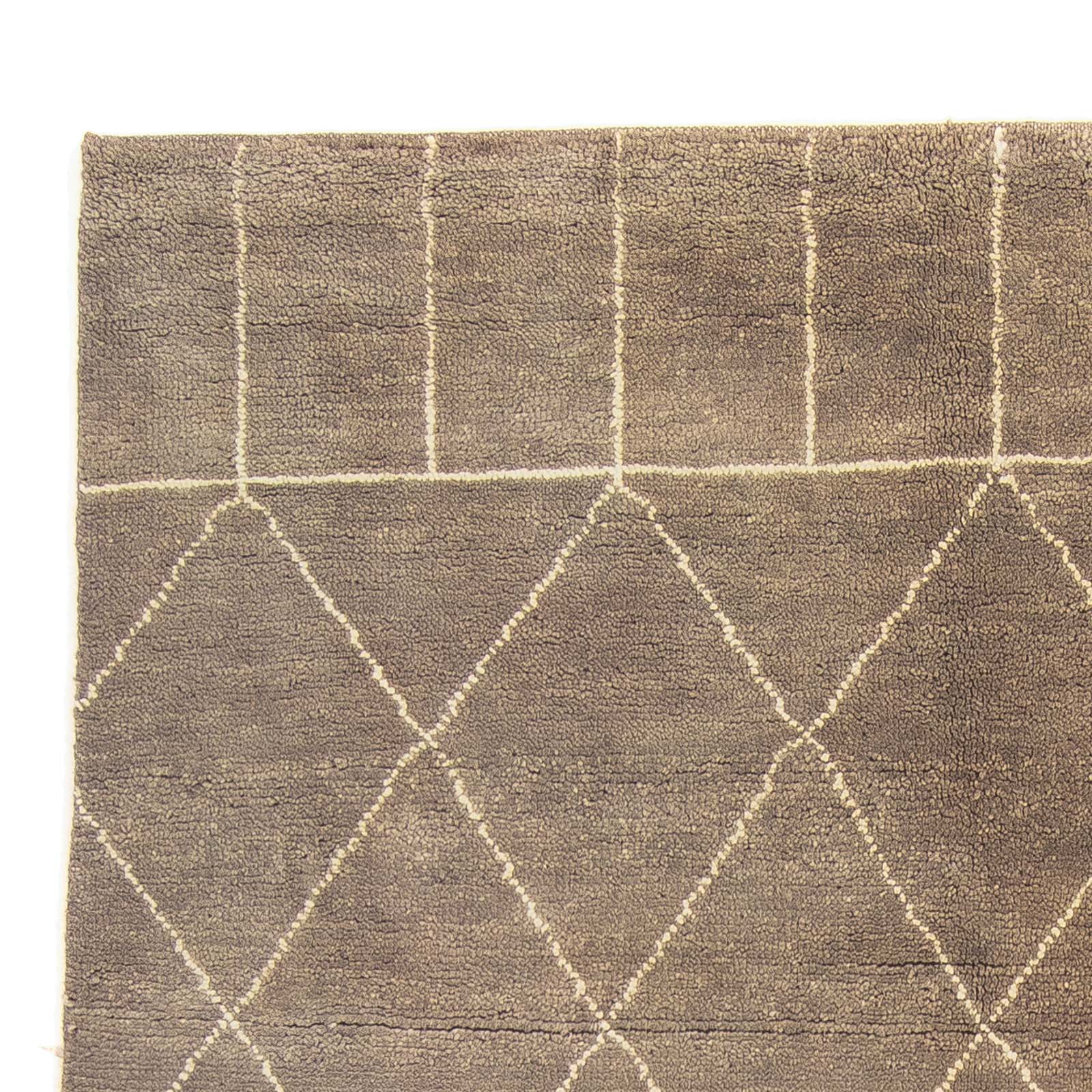 Tapis design - 240 x 160 cm - marron foncé