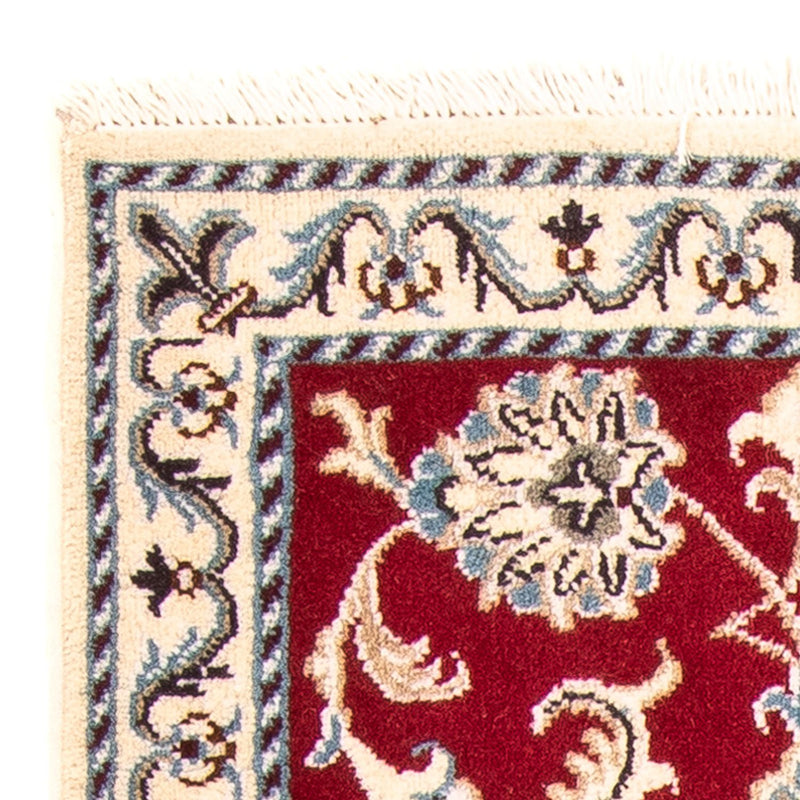 Tapis persan - Nain - Royal - 100 x 60 cm - rouge foncé