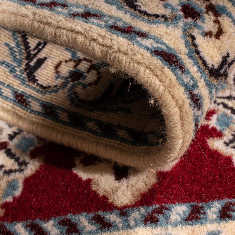 Tapis persan - Nain - Royal - 100 x 60 cm - rouge foncé
