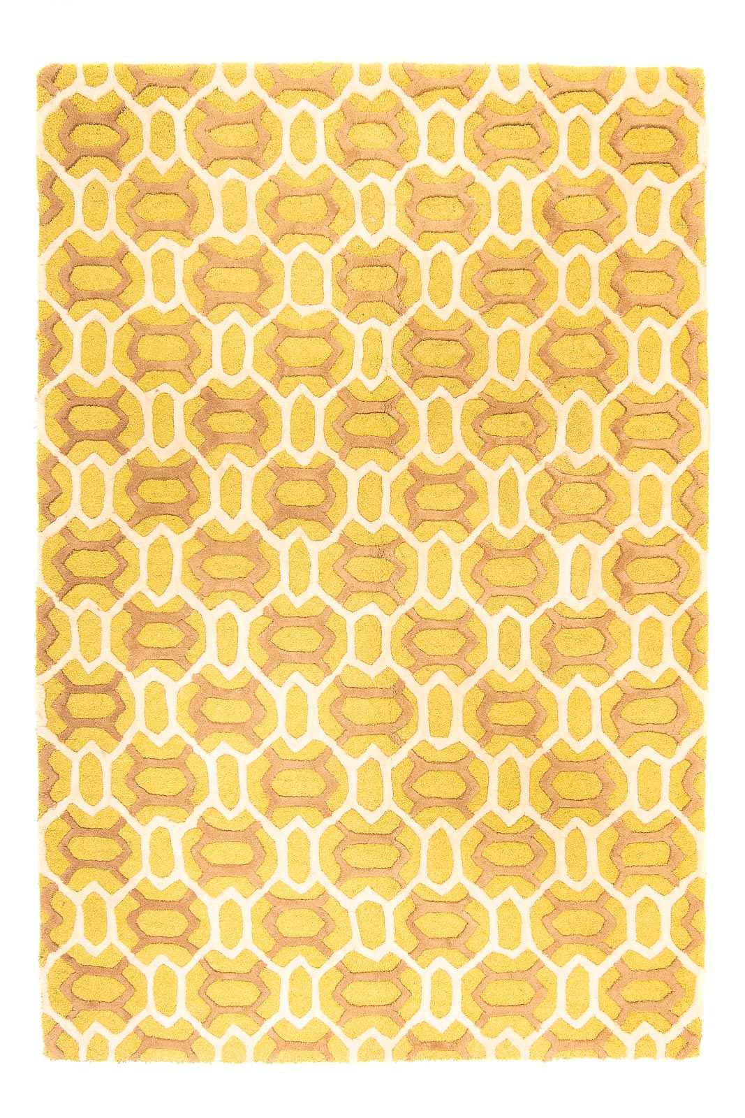 Tapis en laine - 260 x 180 cm - jaune