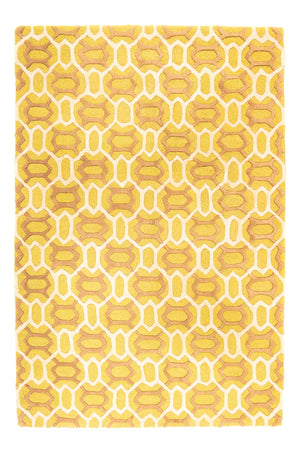 Tapis en laine - 260 x 180 cm - jaune