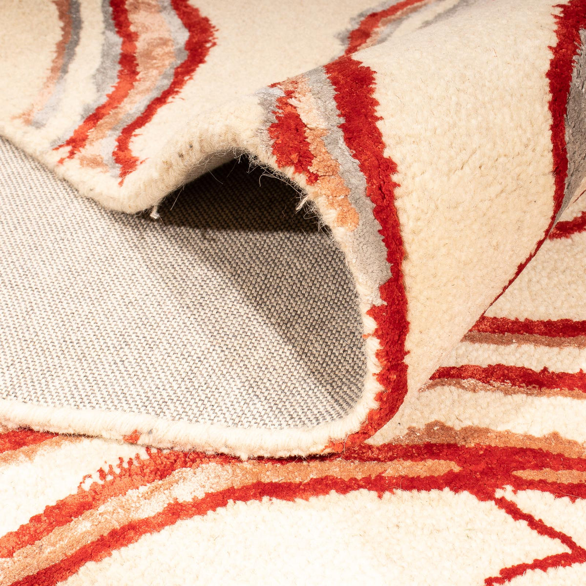 Tapis design - 244 x 151 cm - beige