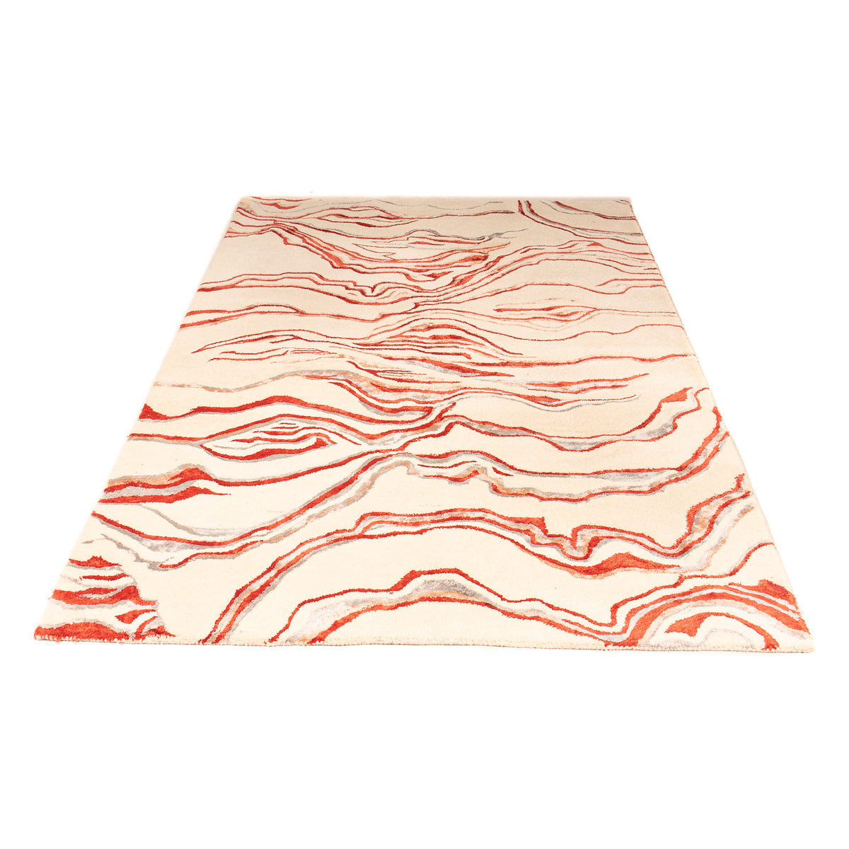 Tapis design - 244 x 151 cm - beige