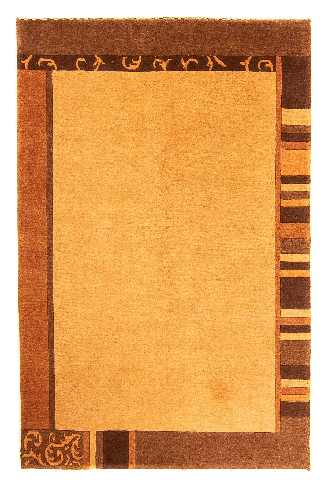 Tapis Népalais - 194 x 142 cm - marron